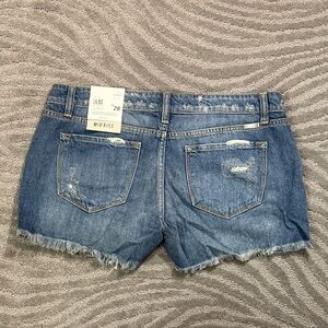 KanCan Distressed Blue Jean Shorts